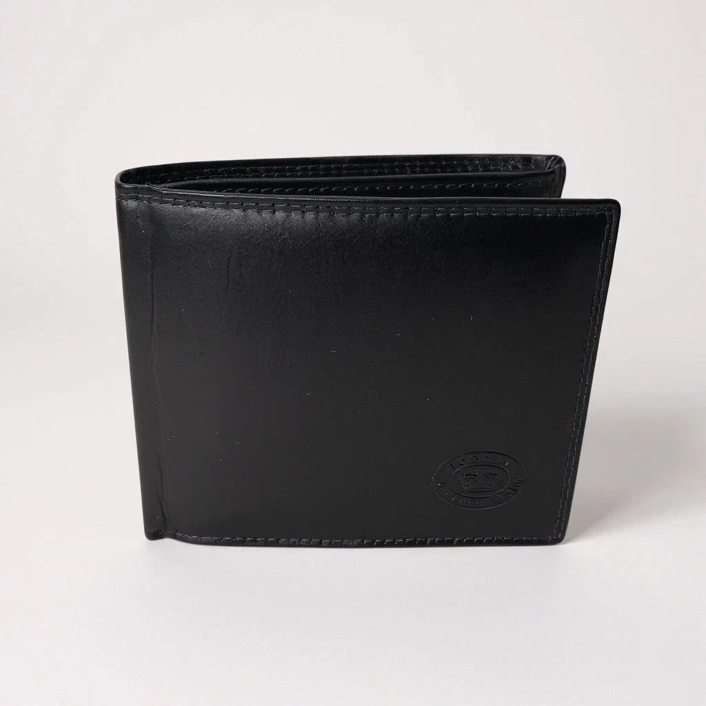 London Leather Goods Mens Gents Designer Luxury Soft Leather Bifold Wallet Gift