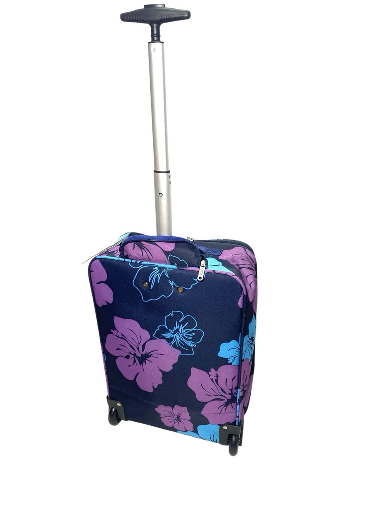 Frenzy 21" Lightweight 2 Wheel Carry On Hand Cabin Luggage Suitcase 36L Navy