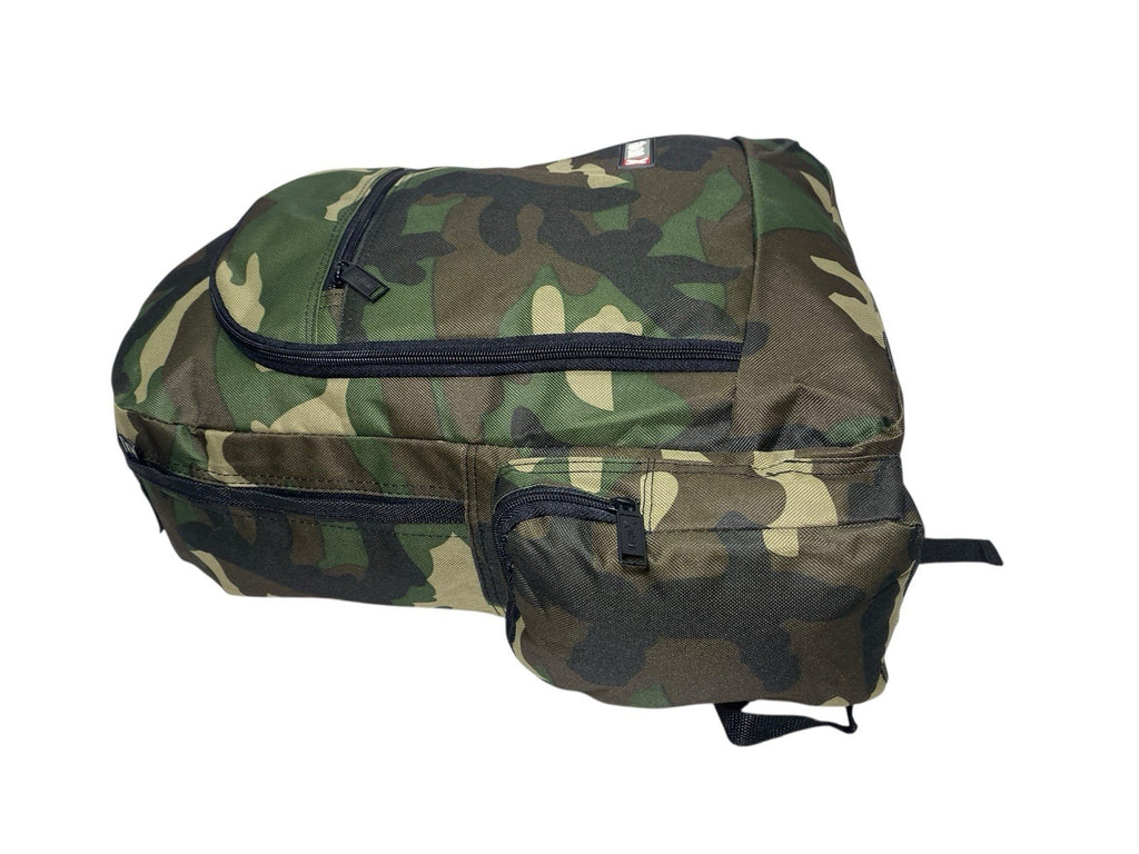 8 x Mens Boys Army Military Cammo Camouflage Backpack Job Lot Car Boot Resale