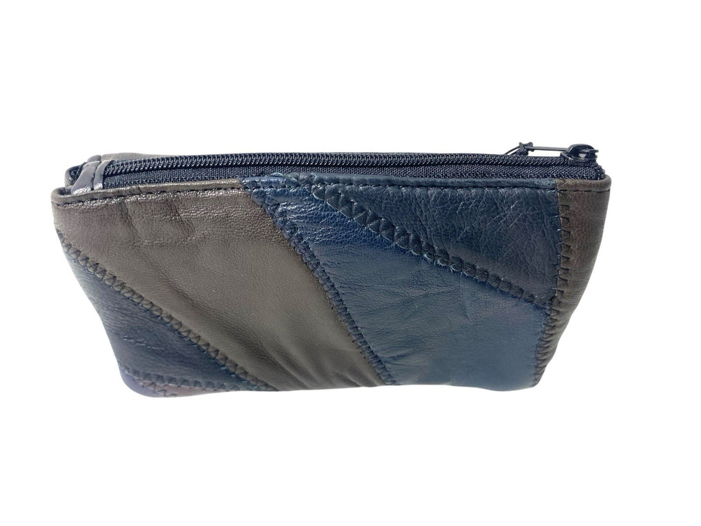 Lorenz Ladies Patchwork Leather Purse Super Soft with Zipped Coin Compartment