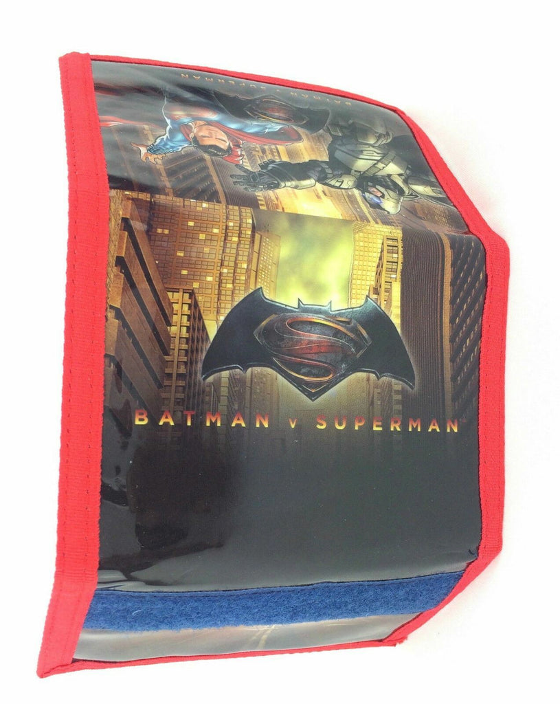 Dc Comics Batman Vs Superman Boys Kids Tri-Fold Coin Pouch Wallet New