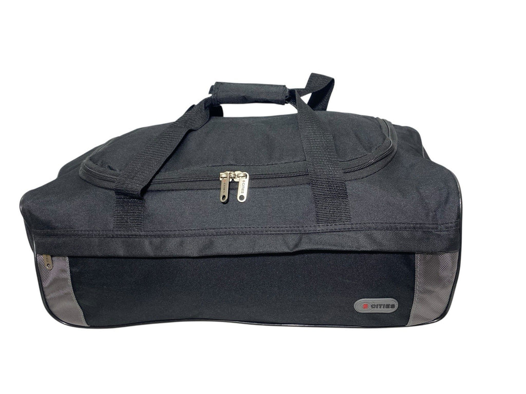 5 Cities 21" Carry On Lightweight Travel Wheeled Cabin Trolley Weekend Bag 29L