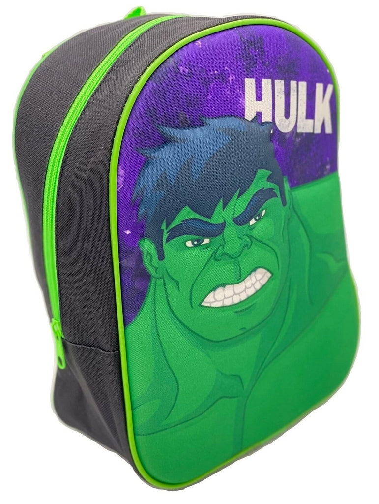 Hulk Avengers Marvel Kids Backpack with Insulated Cooler Lunch Bag Matching Set 