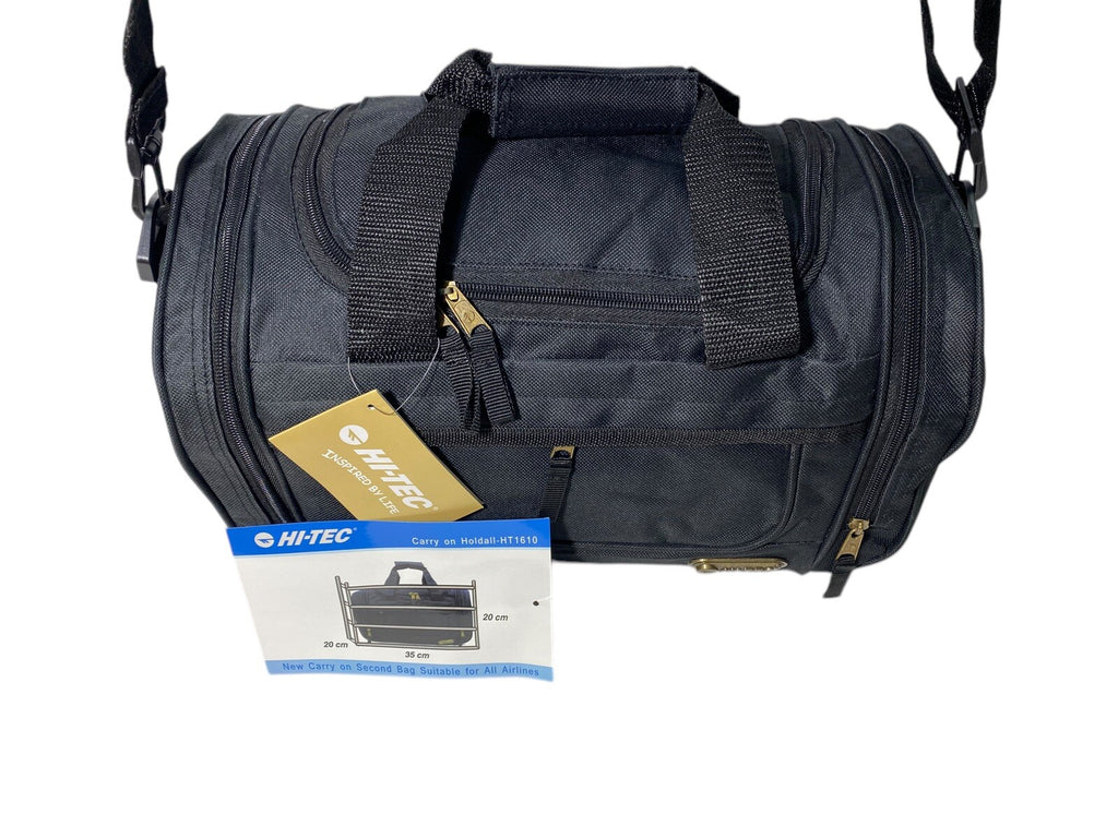 Hi-Tec Unisex Carry On Holdall Under Seat Travel Hand Luggage Bag 35 x 20 x 20cm