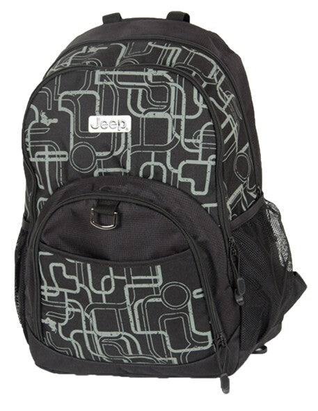 Jeep Unisex Laptop School College Work Printed Backpack Rucksack Bag New