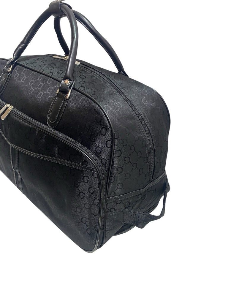 Unisex G Design Print Travel Gym Holdall Wheeled Bag Fashion Hand Luggage New