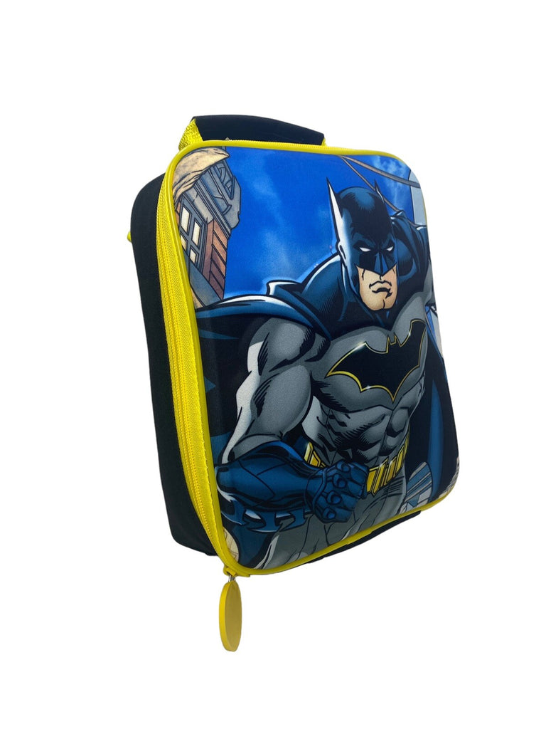 Batman Backpack With Lunch Bag For Kids Matching 2 Piece School Bag Set