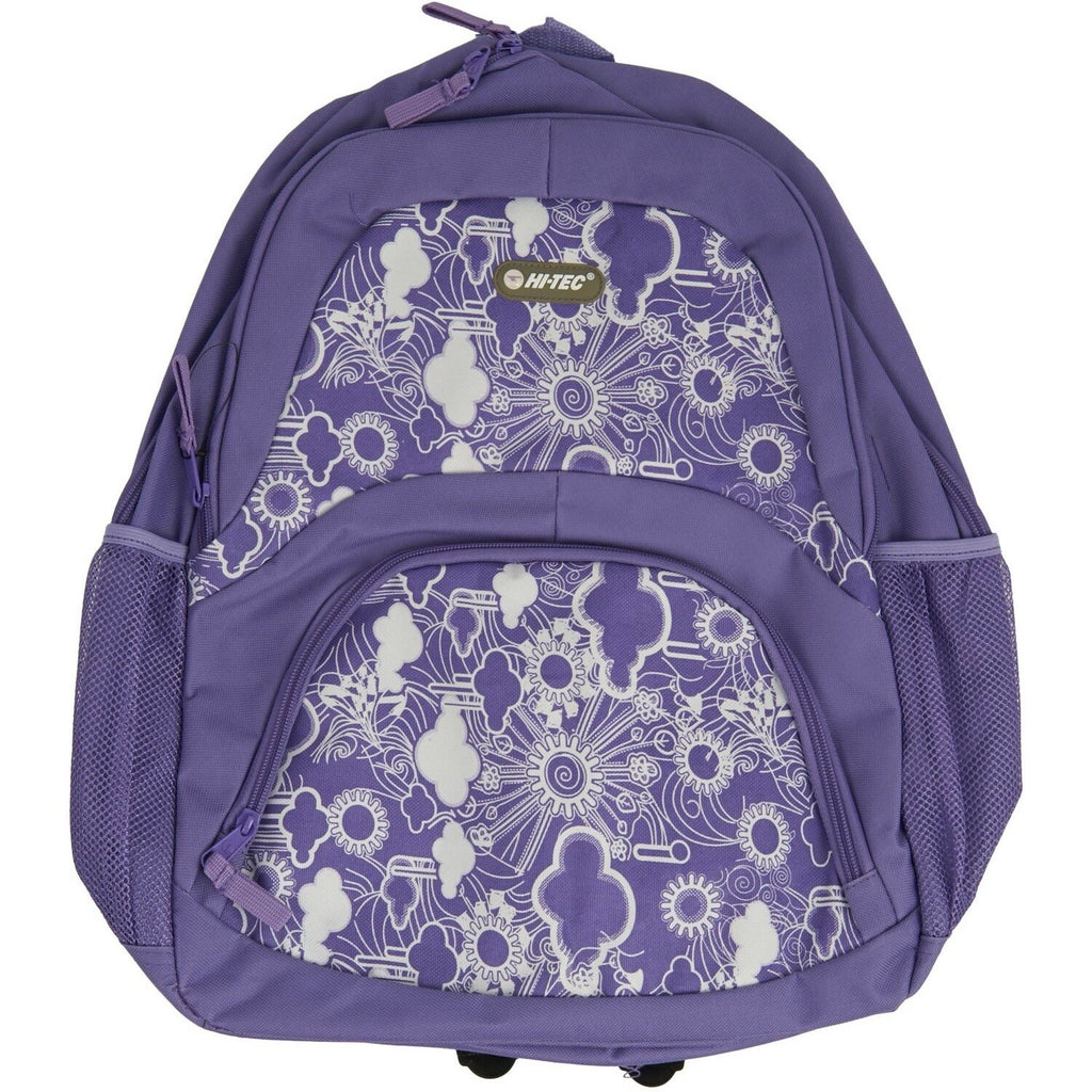Hi Tec Ladies Cloud Print Backpack Rucksack School Gym College Work Travel New
