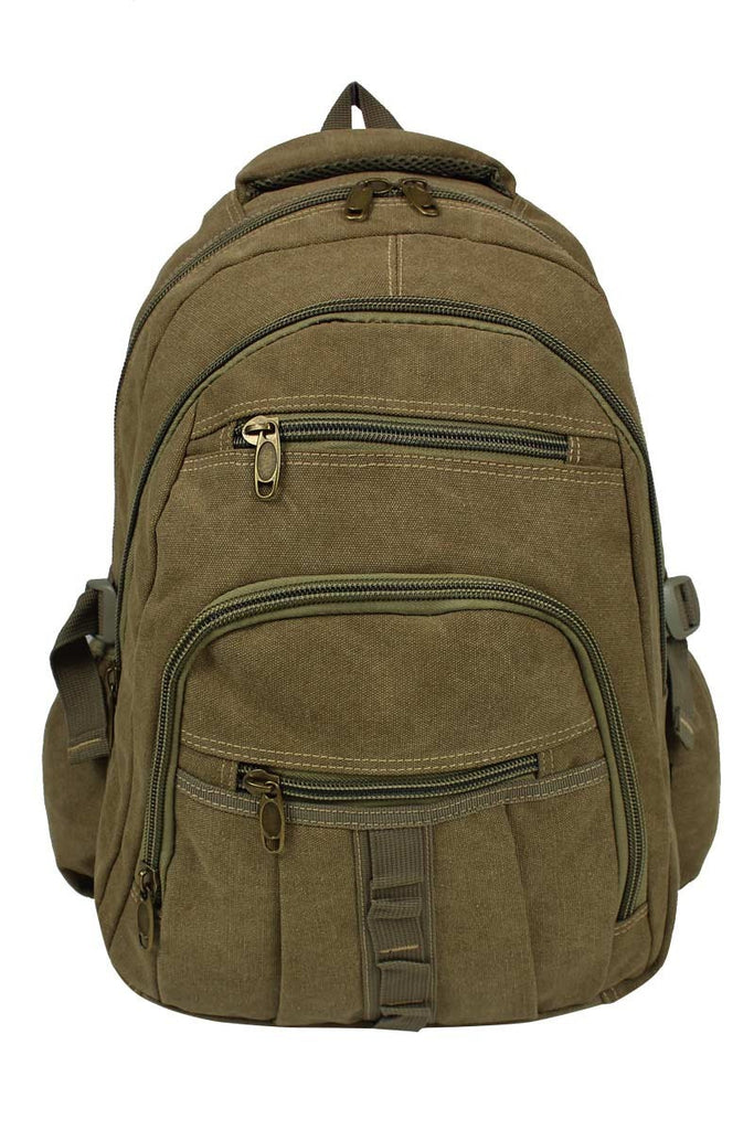 Ariana Unisex Canvas Laptop School College Work Travel Large Backpack Rucksack