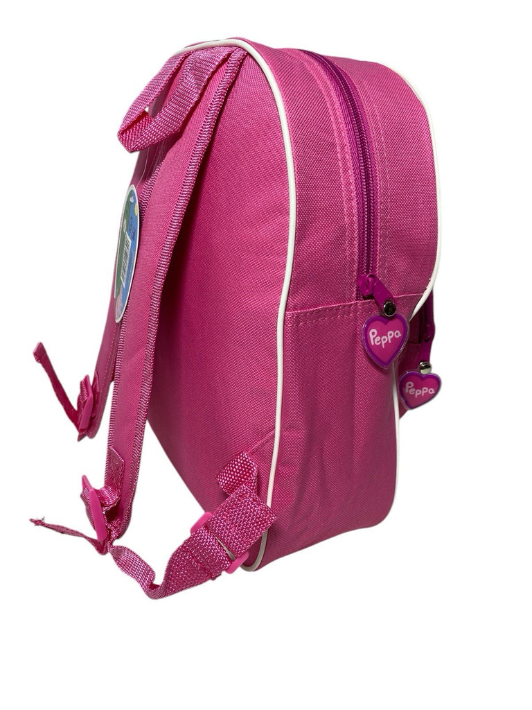 Peppa Pig Pink Backpack  Front Pocket Nursery School Bag Rucksack