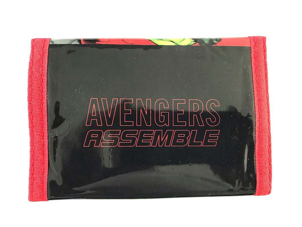 Official Marvel Avengers Boys Hulk Iron Thor Trifold Money Change Notes Wallet