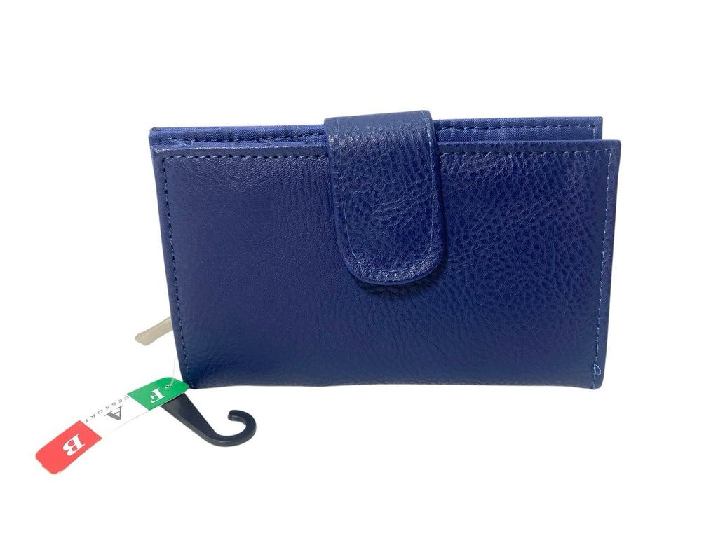 Ladies Bifold Faux Leather Zip Around Coin Notes Credit Card Purse New