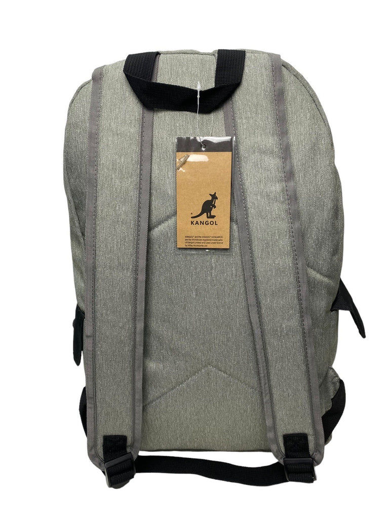 Kangol Unisex Marl Grey 3D Large School College Work Travel Backpack New