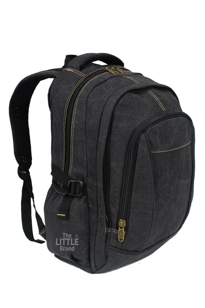 Ariana Unisex Canvas Laptop School College Work Travel Large Backpack Rucksack