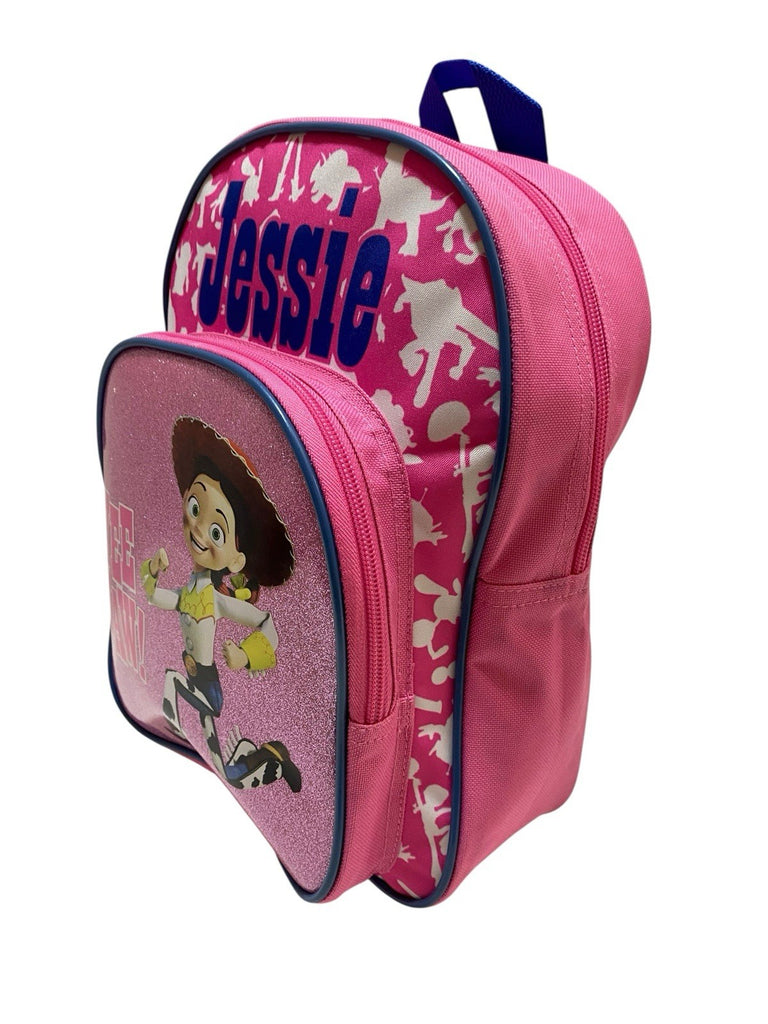 Disney Toy Story Jessie Yee Haw Glitter Backpack Front Pocket Nursery School