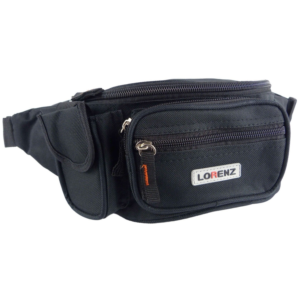 Lorenz Unisex Travel Utility Bum Bag Practical Handy Fanny Pack Waist New