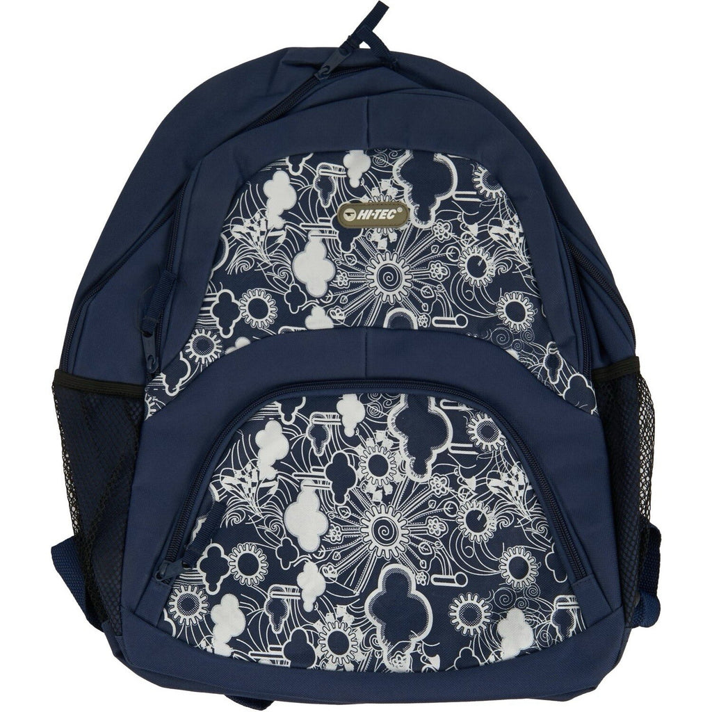 Hi Tec Ladies Cloud Print Backpack Rucksack School Gym College Work Travel New