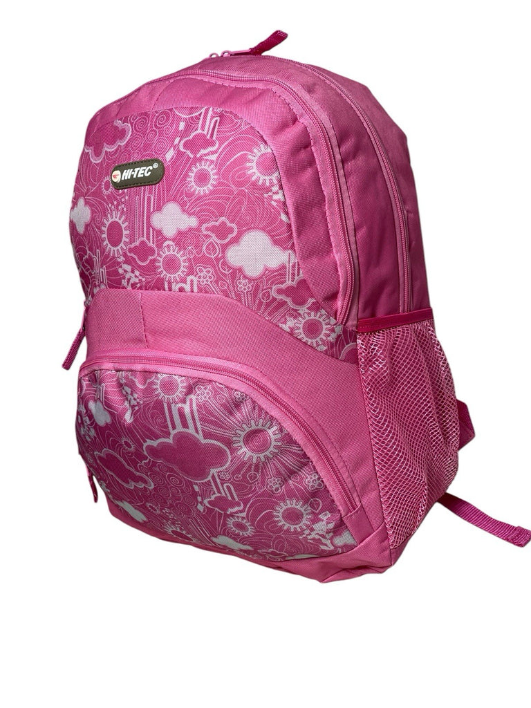 Hi Tec Ladies Cloud Print Backpack Rucksack School Gym College Work Travel New
