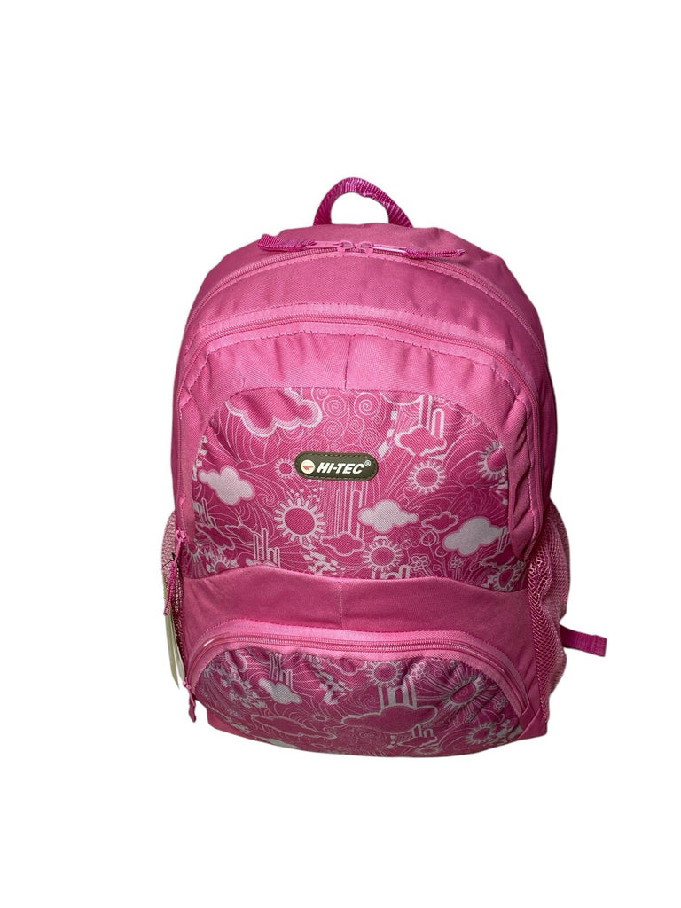 Hi Tec Ladies Cloud Print Backpack Rucksack School Gym College Work Travel New