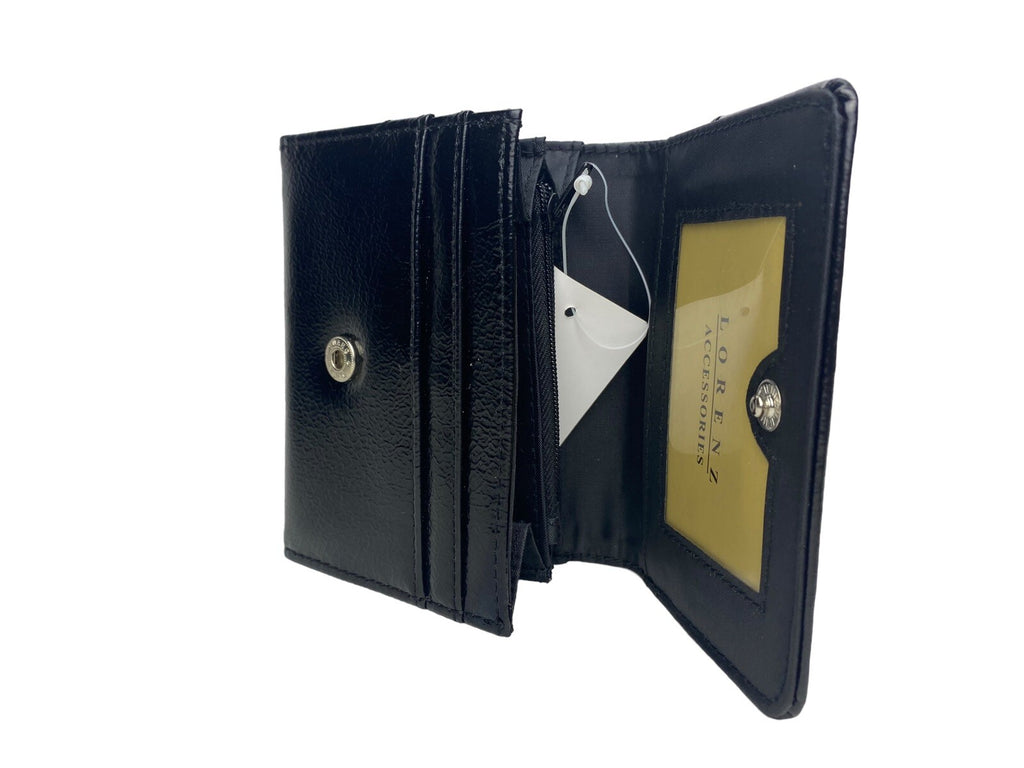 Lorenz Ladies Womens Small Bifold PU Purse Wallet Coin Card Holder Notes Gift