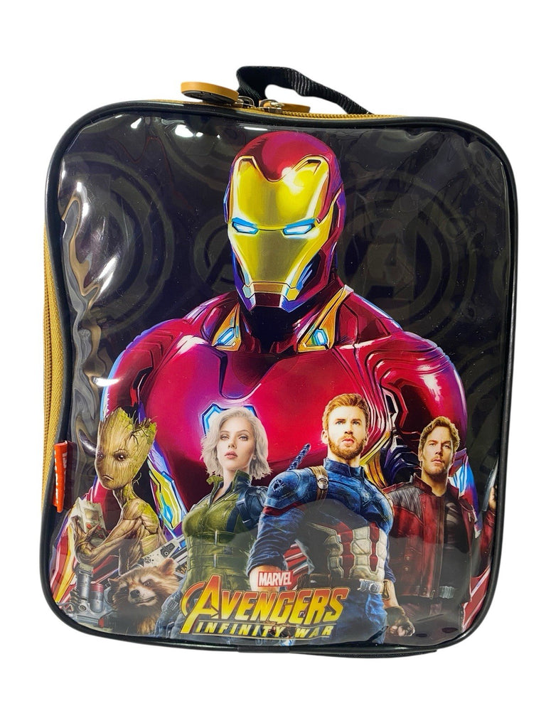 Marvel Avengers Infinity War Iron Man School Picnic Kids Insulated Lunch Bag New