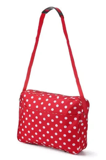 6 x Frenzy Polka Dot Cabin Flight Shoulder Bag Job Lot Car Boot Wholesale Resale