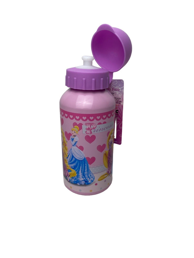4 X Disney Princess 400ML Aluminium Sports Water Bottle Job Lot Car Boot Resale