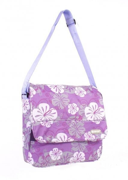 Hi-Tec Flowers Courier Messenger Despatch Bag School College Travel Satchel