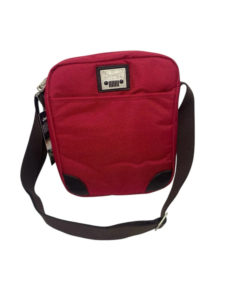 Jeep Unisex Vintage Ipad Small Crossbody Shoulder Messenger Courier Hand Bag