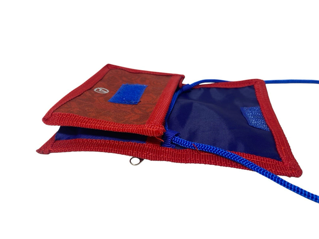 Marvel Avengers Boys Hulk Iron Money Change Notes Wallet With Lanyard Cord