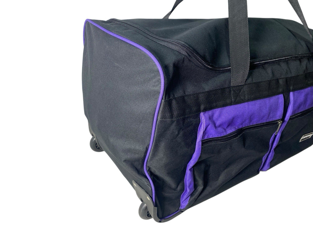 Lorenz 27" Unisex 95L Wheeled Trolley Duffle Bag Suitcase Retractable Handle New