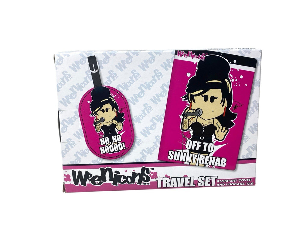 6 x Weenicons Amy Winehouse Passport Cover Luggage Tag Set Boxed Job Lot Resale