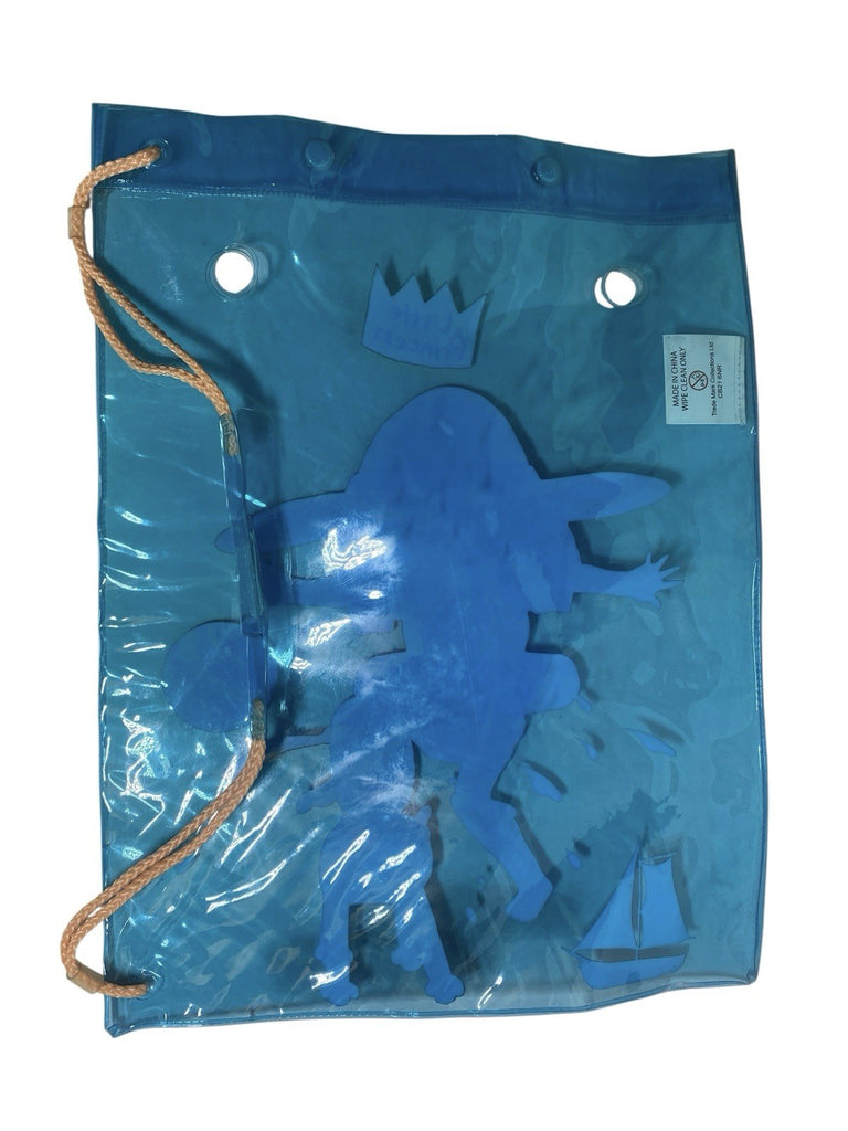 Little Princess Girls Pvc Swim Beach Drawstring Bag New