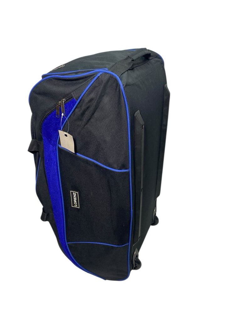 Lorenz 30" Unisex 94L Wheeled Duffle Sports Football Gym Bag Suitcase XL New