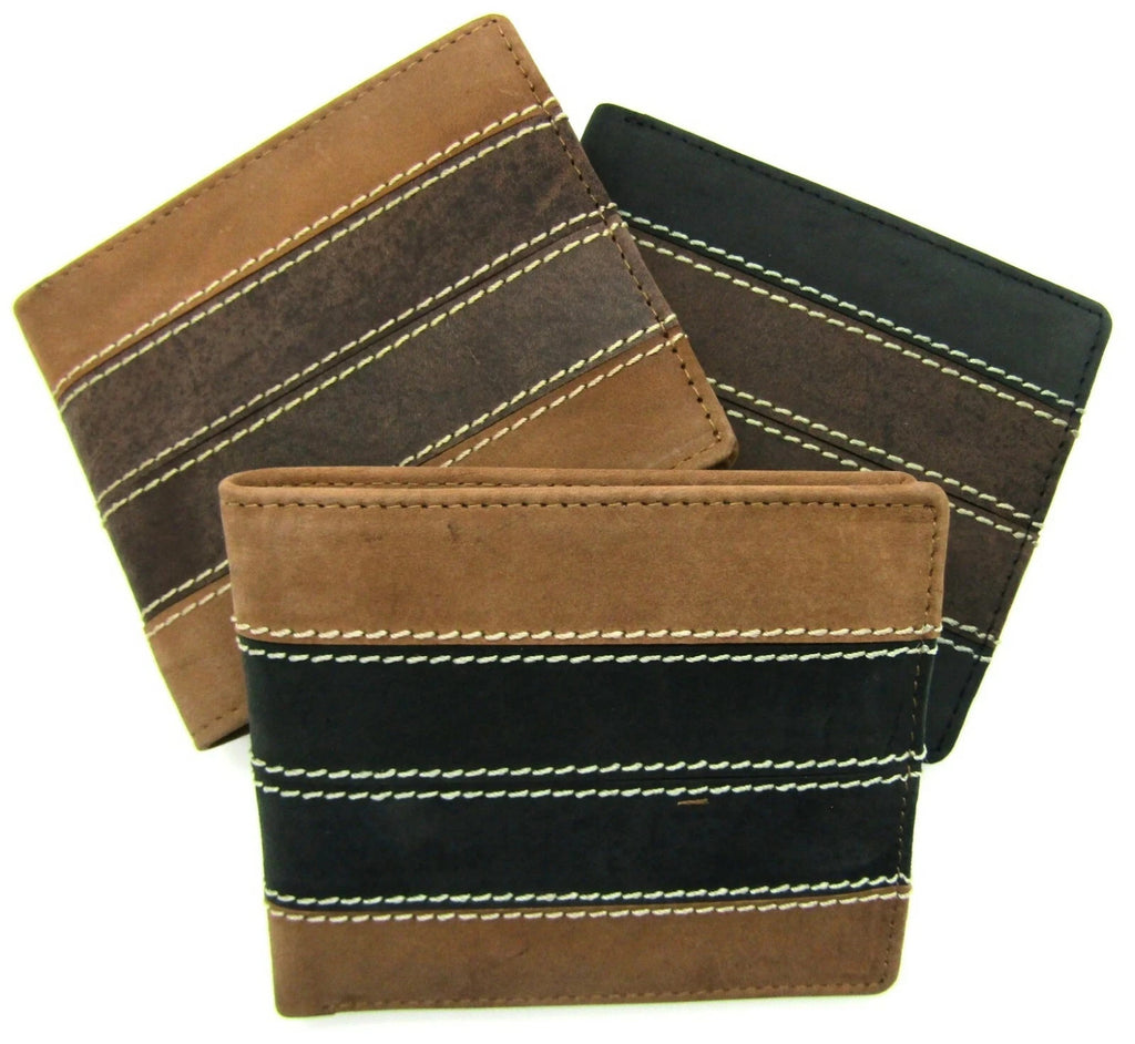 Lorenz Premium Quality Real Super Soft Hunter Leather Wallet Credit Card Holder