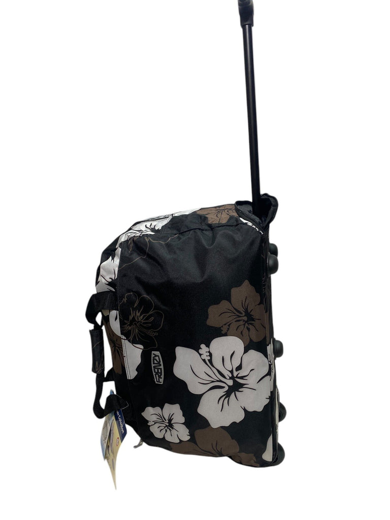 21" Wheeled Holdall Cabin Trolley Flower Sports Luggage Overnight Travel Bag 39L