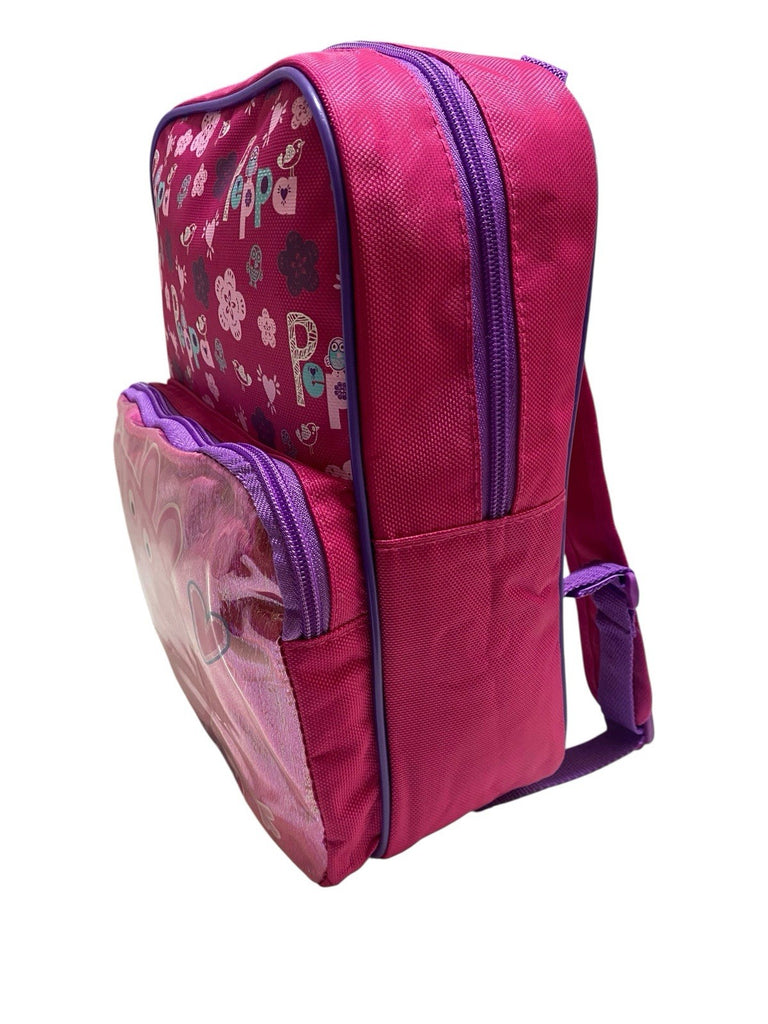 6 x Peppa Pig  Pink Glitter Front Pocket Backpack Job Lot Car Boot Market Resale