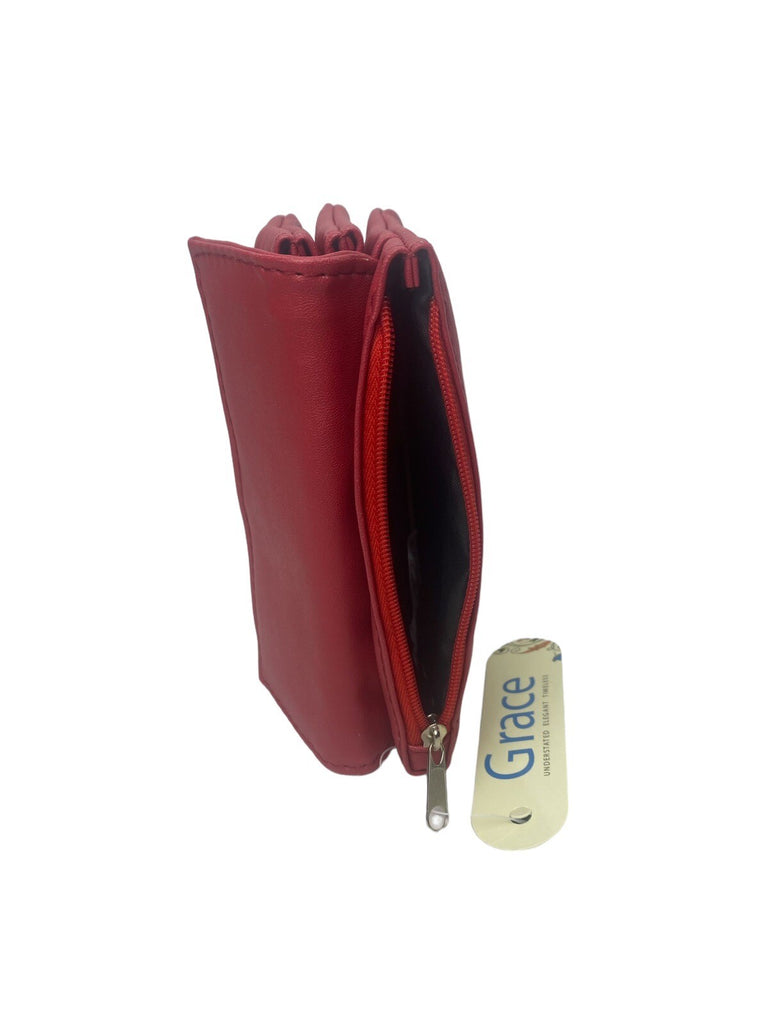 Womens Ladies Purse Envelope Clutch Wallet Coin Holder