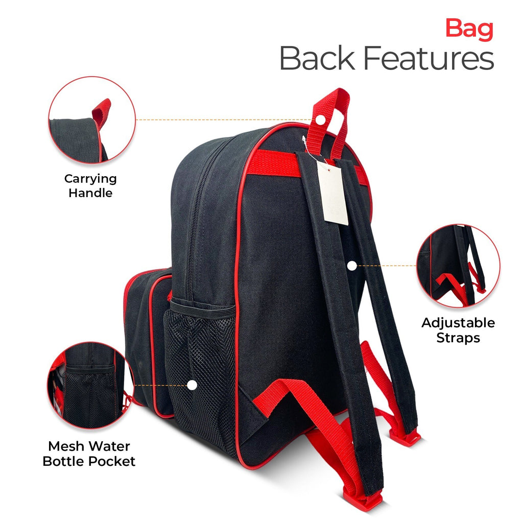 Avengers Backpack With Lunch Bag For Kids Marvel Matching 2 Piece School Bag Set