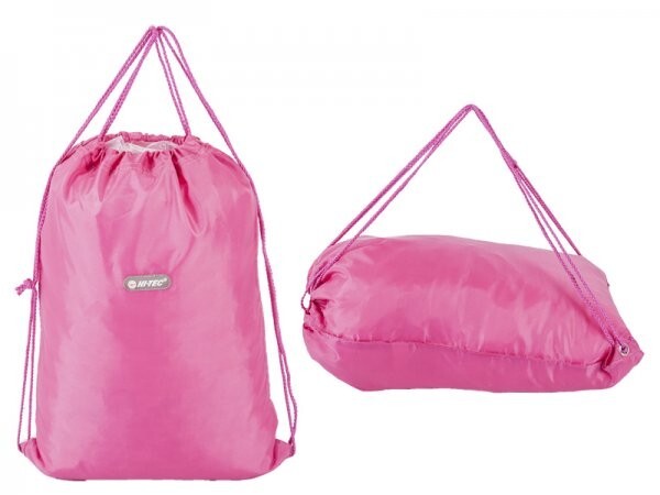 Ladies Hi-Tec Gym Fitness Sports Drawstring School PE Kit Trainer Bag Fuchsia
