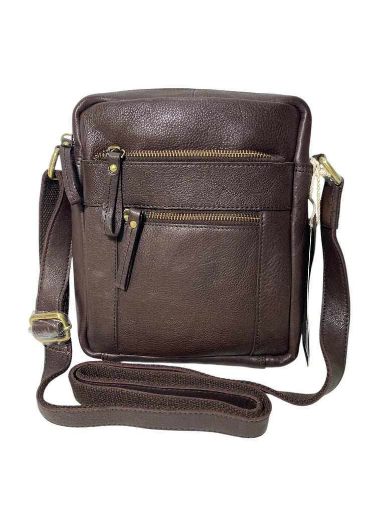 Soft Genuine Leather Unisex Travel Work Cross Body Bag London Leather Goods New