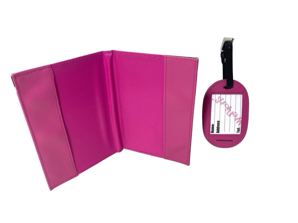 Weenicons Amy Winehouse Off To Sunny Rehab Passport Cover Luggage Tag Set Boxed