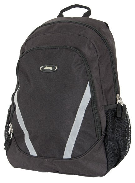 Jeep HI VIZ VIS Reflective Running Cycling Backpack School College Laptop Bag