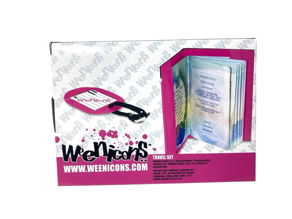 Weenicons Amy Winehouse Off To Sunny Rehab Passport Cover Luggage Tag Set Boxed