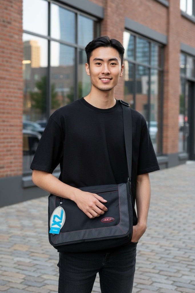 Unisex 16L Messenger Shoulder Crossbody School College Travel Despatch Bag New