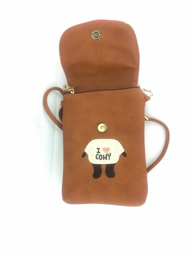 I Love Connie Bear Girls Ladies Shoulder Travel Bag Cross Body Small Purse New