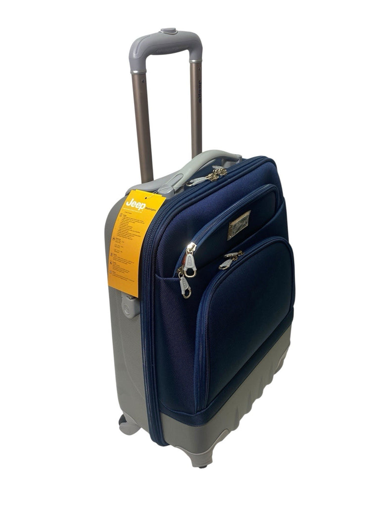 Jeep Washington 20" Suitcase Wheeled Cabin Bag 27.5L 52x33x16cm 4 Wheeled New