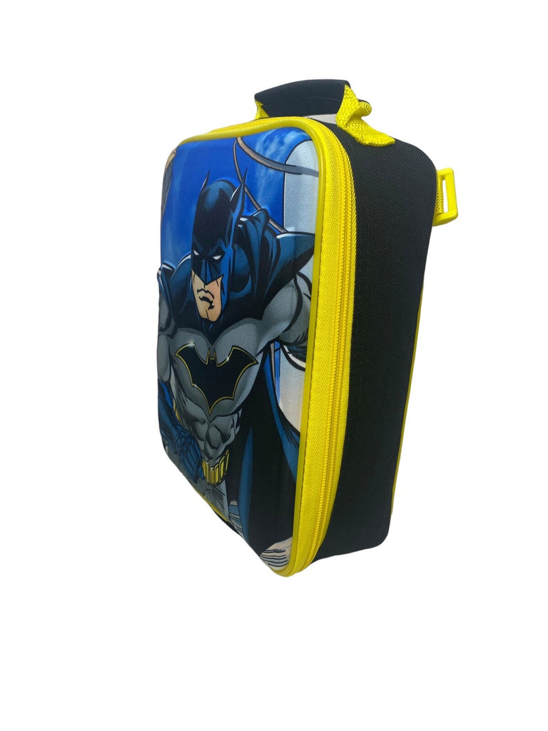 Batman Backpack With Lunch Bag For Kids Matching 2 Piece School Bag Set