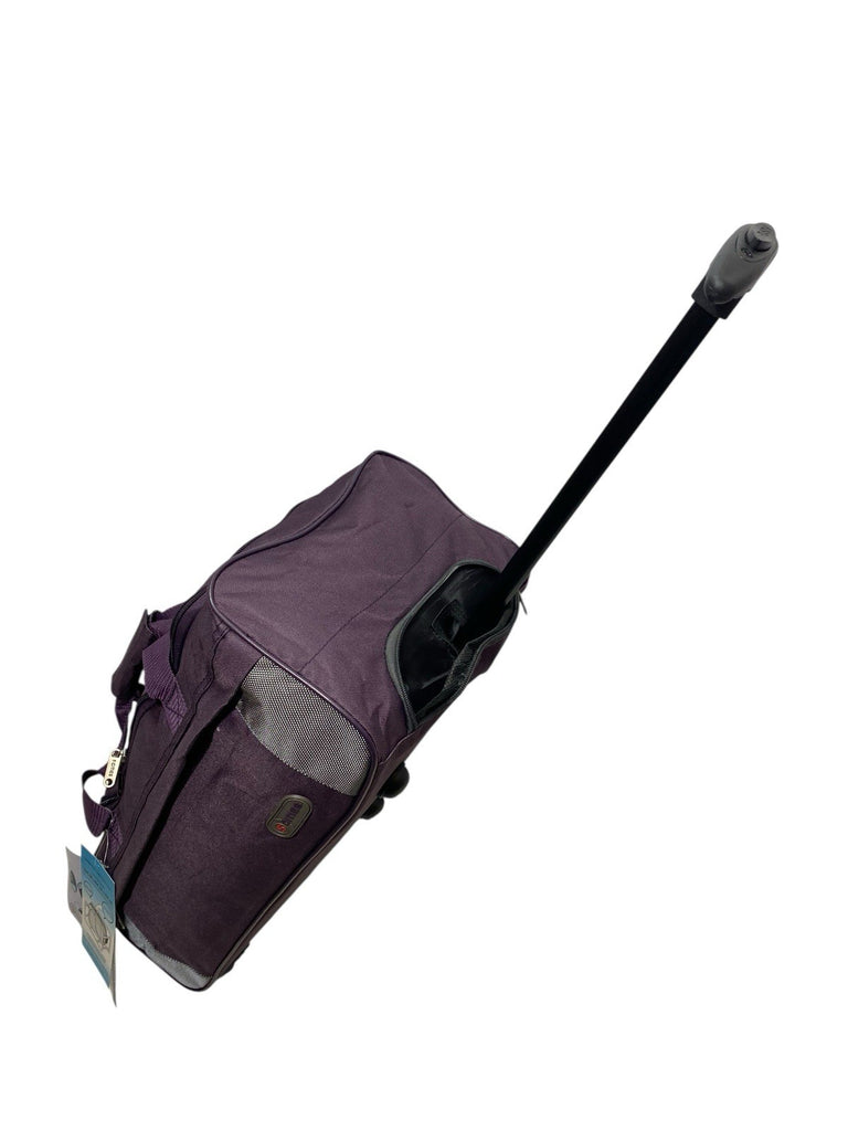 5 Cities 21" Carry On Lightweight Travel Wheeled Cabin Trolley Weekend Bag 29L