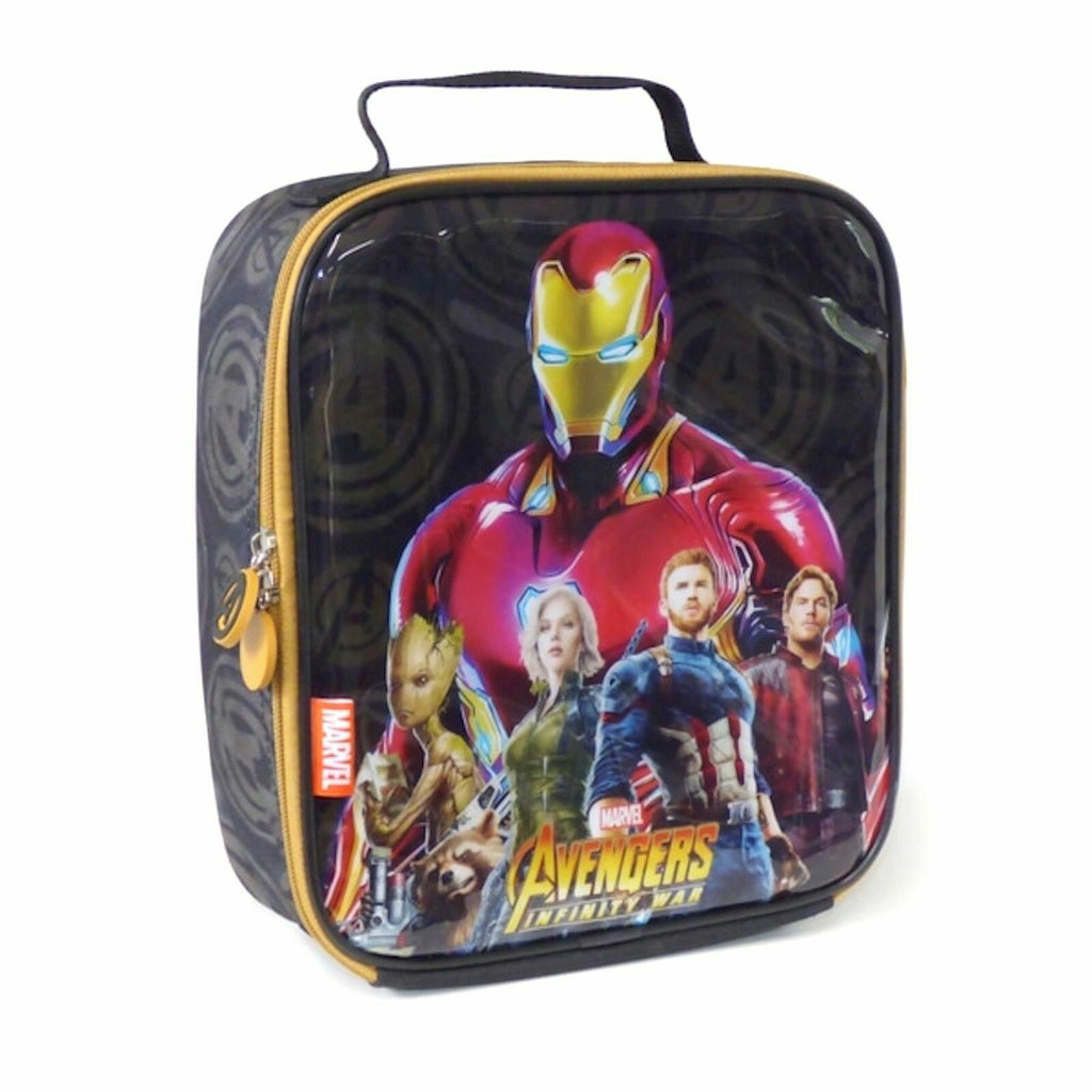 Marvel Avengers Infinity War Iron Man School Picnic Kids Insulated Lunch Bag New